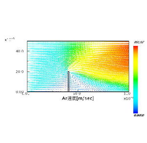 Kn=0.1 速度分布