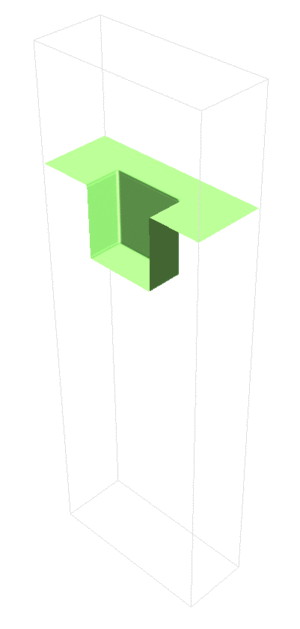 FPSM3D trench initial profile